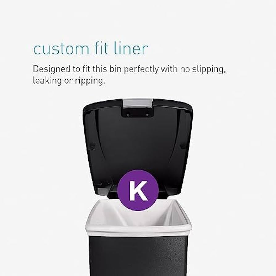 Amazon.com: simplehuman 40 Liter / 10.6 Gallon Slim Kitchen Step