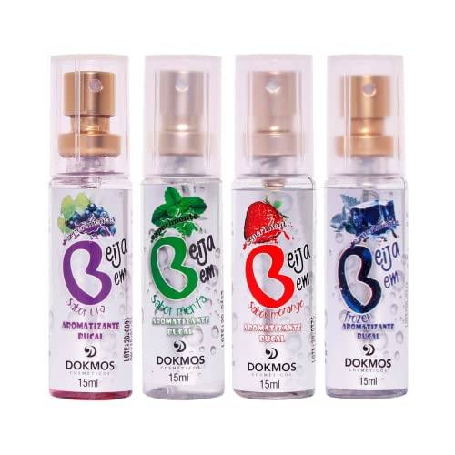 4 Aromatizante Bucal Beija Bem Higiene Para A Boca Hálito Refrescante (4)