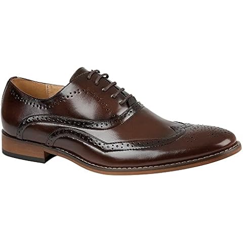 Goor Boys Brown Brogue Oxford Shoes Cover