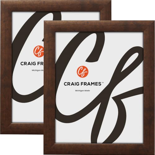 Craig Frames 10x14 Rustic Copper 2 Pack Picture Frame Set, Wall Decor