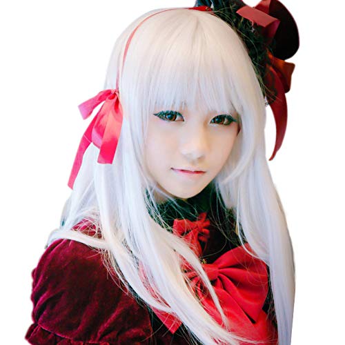 K anime K-Project Anna Kushina Cosplay Wig white Costume Play Wigs Halloween party Costumes Hair wig