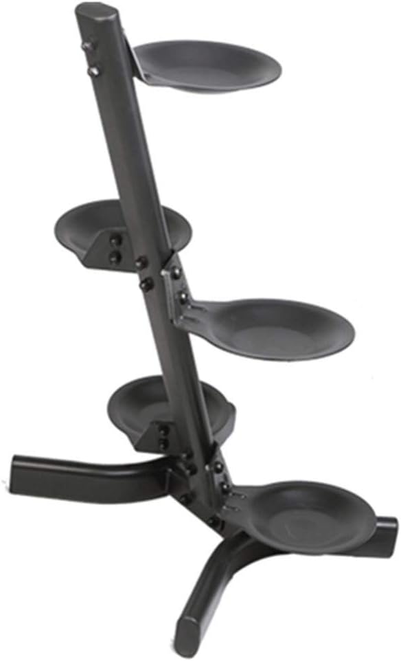 Private Training Gym Kettlebell Rack Kettlebell Medicine Ball Storage Rack High Load-Bearing Tray, Small Footprint Dumbbell Racks (Color : Black, Size : 42 * 39 * 73cm)