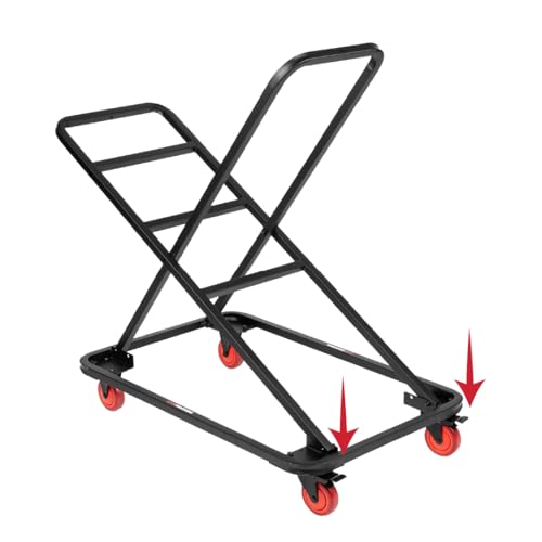 Gator Frameworks Performing Arts Chair Cart Supports up to 332 pounds & 15-18 Non-Folding Band and Orchestra Chairs, (GFW-BNO-PACHAIR-CART)