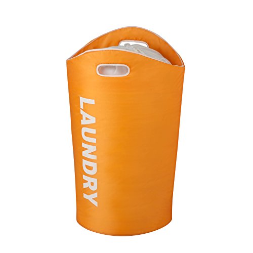 Honey-Can-Do Laundry Tote, 23 L x 14 W x 26.8 H, Orange