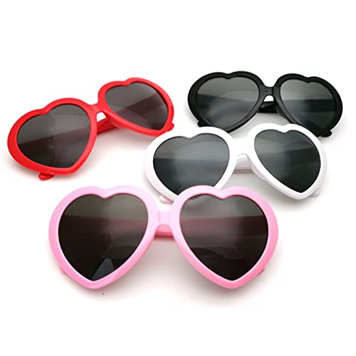 LASPOR Heart Sunglasses Love Effect Diffraction Glasses Rainbow Heart Refraction Eyeglasses Party Rave Accessories3