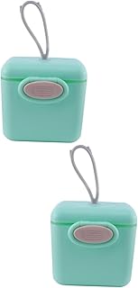 ibasenice 2Pcs Caixa De Leite Em Pó Fórmula Infantil Em Pó Dispensador De Viagem Recipientes De Fórmula Para Bebê Recipiente De Viagem De Alimentos Dispensador De Leite De Fórmula