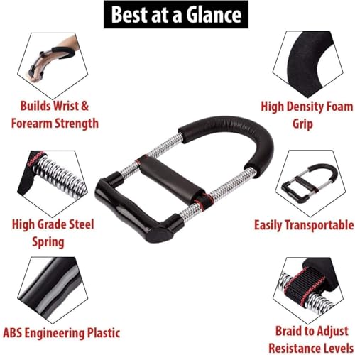 SHAVIKA ROCKS Forearm Strengthener Wrist Exerciser for Men & Women - Image 5