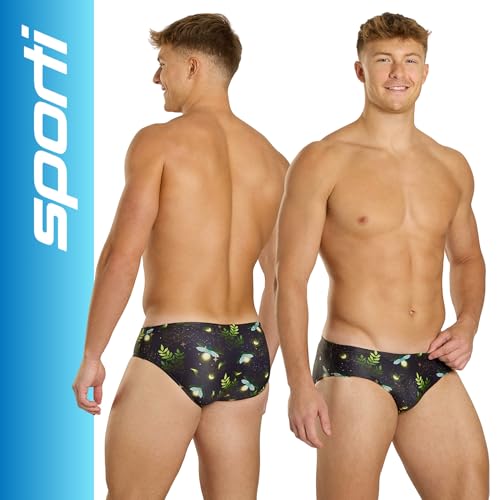 Sporti Men's Swim Briefs - Swimsuit Training Bathing Suit for Swimmers - Men's Athletic Swimwear Briefs for Lap Swimming2