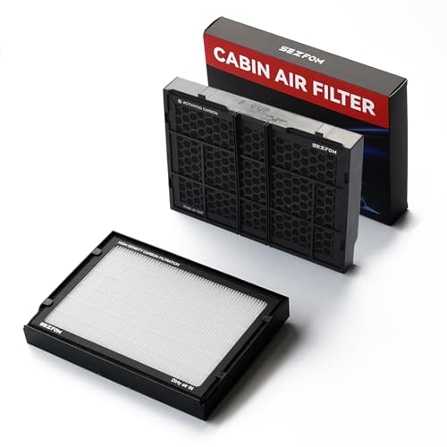 Cabin Air Filter for Toyota Tacoma Tundra Sequoia Land Cruiser(2022-2026) Lexus GX550 LS550 LX600 TX550(2024-2026) Dual layer Air Filter Replacement with Activated Carbon