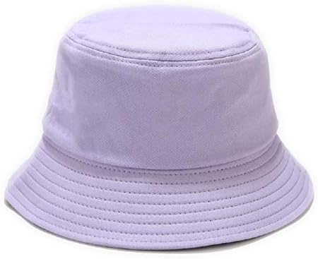 Bucket Hat Foldable Cotton Sun Beach Hat Fisherman Hat Casual Outdoor Cap Lovely Bomber Hats for Women Men Boy Girl