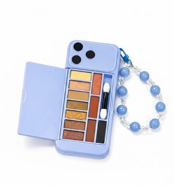 Style Mini Eyeshadow Palette Model 17 | Style Mobile Inspired Makeup Palette | Soft Skin-Friendly Formula | Long Lasting Eye Shadow Shades for Women & Girls BLUE-image-7