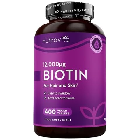 Nutravita Biotin 12000mcg Hair Growth Tablets Cover