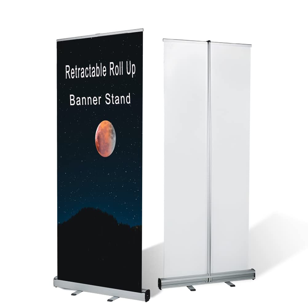 Buy C B Signs L.E.D. 33½x80inch Aluminum Retractable Roll up Banner