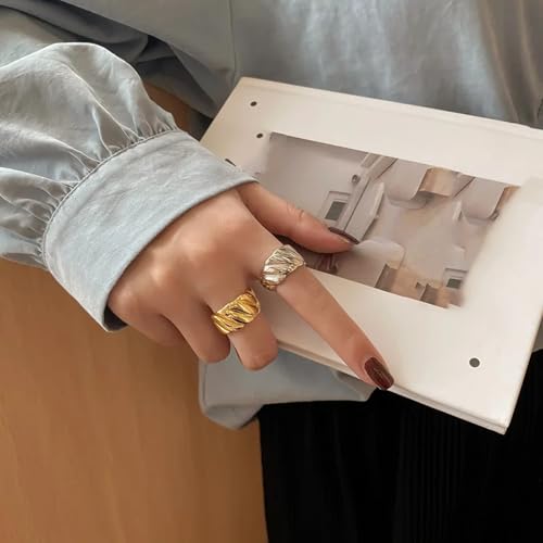 Bague réglable ouverte pour doigts sensibles fin des problèmes de taille de bague - 3