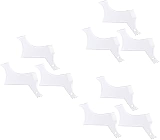 FOMIYES 9 Peças Pente De Estilo De Barba Régua De Bigode Masculino Ternos De Barba Para Homens Terno Para Homens Ferramentas Faciais Régua De Moldagem De Barba Régua De Barba Bigode