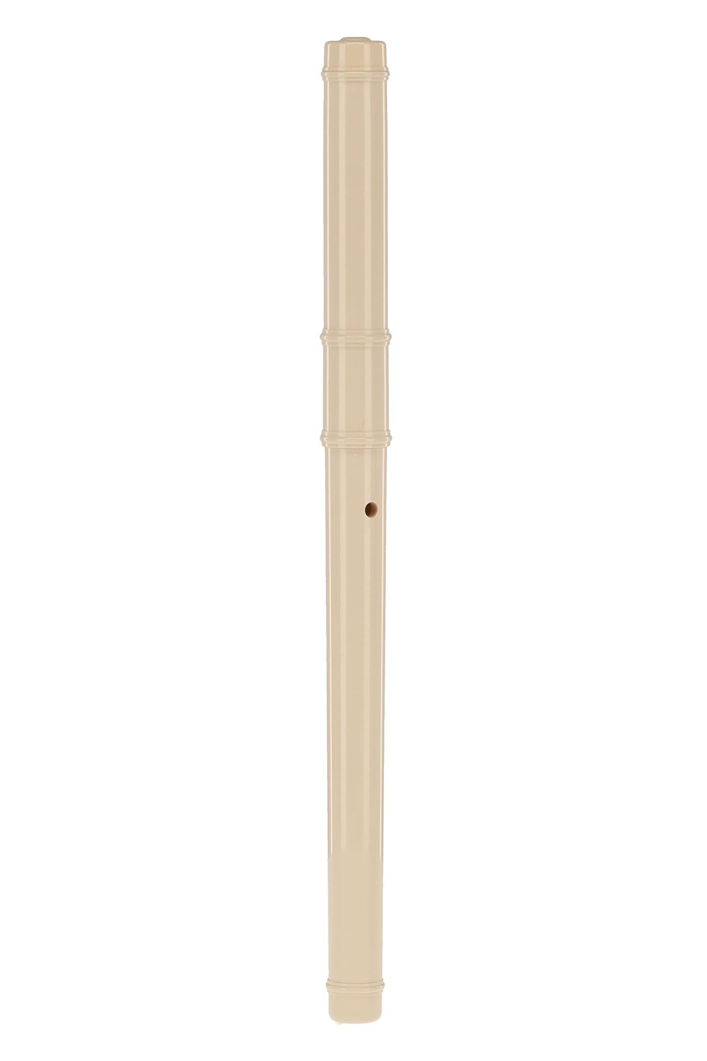 Aulos 700130 C-Fife Querflöte Symphony Mod.C-21 elfenbeinfarb.Doppelloch, inklusive Tasche