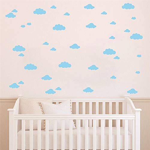 31 Piezas Vinilos Decorativos Nube Azul Claro miniatura 3