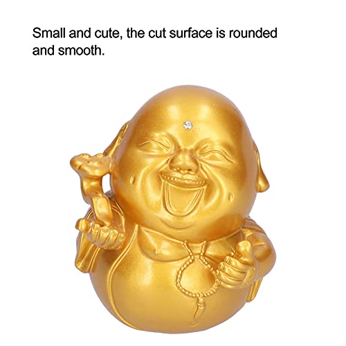 Estátua de Buda, resina Estátua de Buda linda para casa, para mesa, decoração para escritório, para
