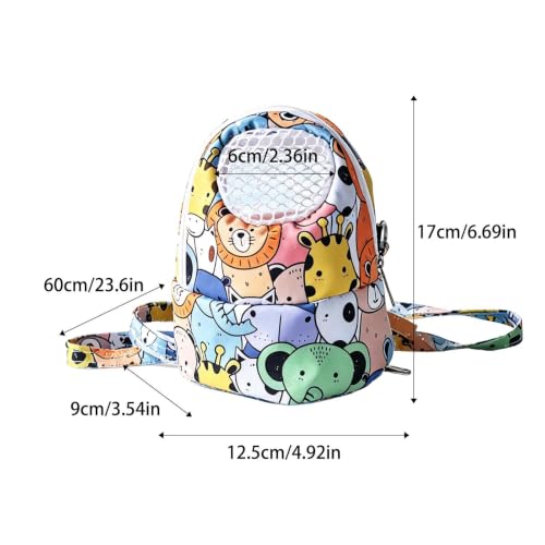 Bolsa de transporte para hámster y mascotas pequeñas en formato de viaje compacto 8