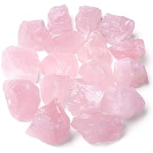 DUQGUHO Rose Quartz Natural Crystal Quartz Bulk 1" Raw Rough Healing Crystal Stones Reiki Crystal Stone Tumbling Cabbing Fountain Rocks Polishing Cutting Gemstone 200g