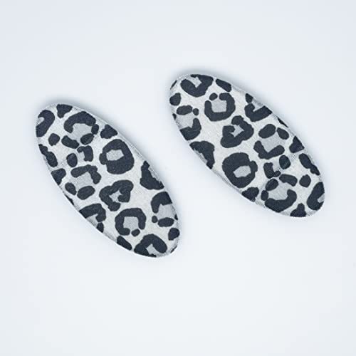 Chouchou cassé ? Fixez avec la barrette ovale blanc animalier