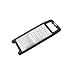 Produktbild FACKELMANN Uni-Reibe 25x11cm INOX/Kunststoff hängbar, Edelstahl, Schwarz/Silber, ca