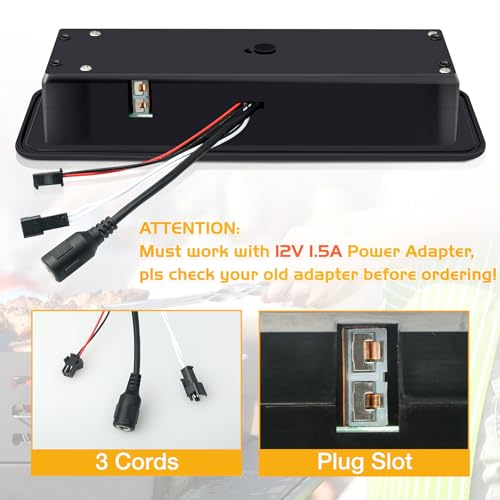 Control Panel for Masterbuilt Gravity Series 560/800 / 1050 Digital Charcoal Grill Smoker Controller Board Replacement Parts 9904190036 9904200043 9904200004 (Non-WiFi) - Thumbnail 3