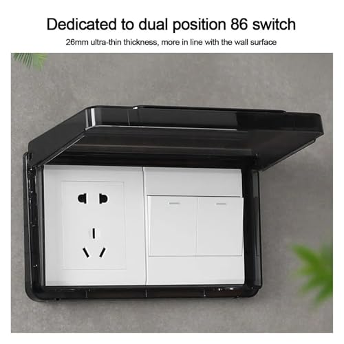 Cubierta protectora para interruptor autoadhesiva y estanca Switch Guard para baño 7