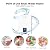 ThermoMate Tankless Water Heater Electric for Sink Faucet, 4500W 110~120V Small Point of Use Instant Hot Water Heater CSA Approved with Temperature Display, Self-modulating, 0.85GPM at 35°F Rise