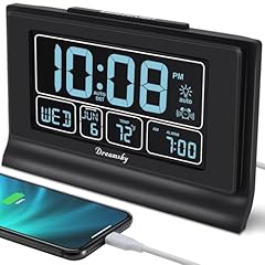 Dream Sky Alarm Clocks for Bedrooms with Battery Backup, Auto Set Digital Clock with Date and Day photo Dream Sky Alarm Clocks for Bedrooms with Battery Backup, Auto Set Digital Clock with Date and Day