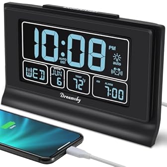 Atomic Alarm Clocks With Battery Backup photo Atomic Alarm Clocks With Battery Backup