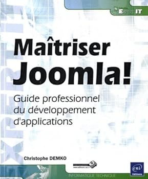 Paperback Maîtriser Joomla! - Guide professionnel du développement d'applications [French] Book