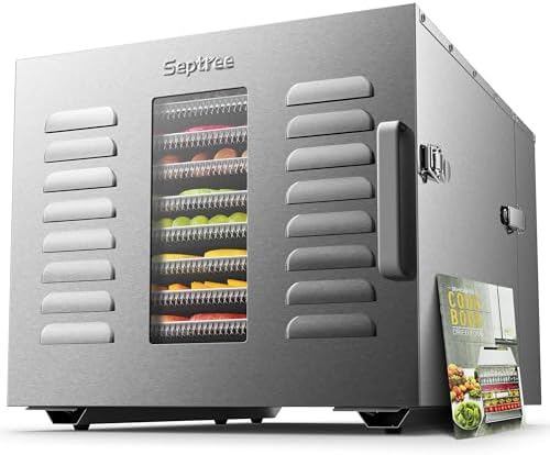 Commercial 10 Trays Food Dehydrator Machine for Jerky and Herbs U...