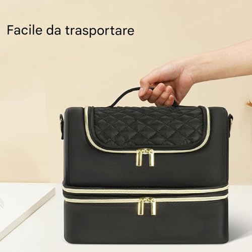 Organiseur pour vernis à ongles et rangement outils manucure avec lampe - 7