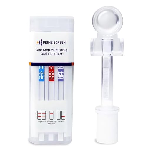 Prime Screen [5 Pack] 6 Panel Oral Saliva Drug Test Kit, Employment and Insurance Testing (AMP, COC, MET, OPI, PCP, THC) - ODOA-166