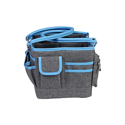 Everything Mary Craft Bag Organizer Tote, Blue - Storage Art Caddy for Sewing & Scrapbooking - Crafts Supply Carrier w/Handle for Supplies & Tools - Organization for School, Medical, Office - Thumbnail 6