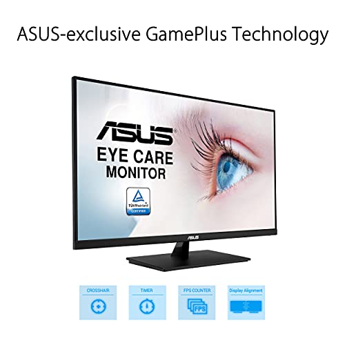 Asus 31.5” 4K Hdr Monitor (Vp32Uq) - Uhd (3840 X 2160), Ips, 100% Srgb, Hdr10, Speakers, Adaptive-Sync/Freesync, Low Blue Light, Eye Care, Vesa Mountable, Frameless, Displayport, Hdmi, Tilt #TOP5