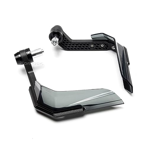 Protège mains pour moto universel noir bouclier coupe-vent