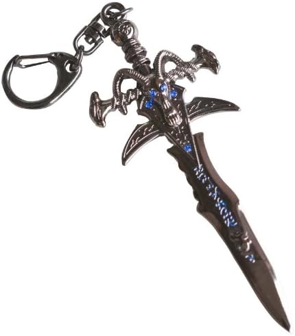 World of Warcraft Lich King Arthas Frost Mourne Sword Keychain