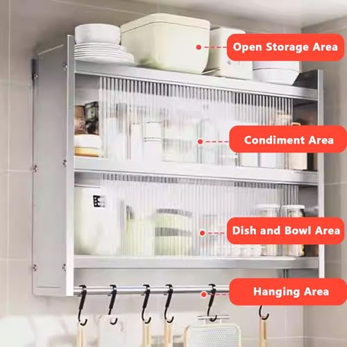 Meuble de rangement de cuisine en acier inoxydable durable - 4