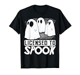 Photo Gallery costume da fantasma di halloween con licenza per spaventare maglietta Photo Gallery costume da fantasma di halloween con licenza per spaventare maglietta