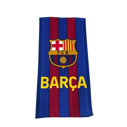 JYC CREATIVE Toalla Regalos Fútbol, Productos Exclusivos para Fans, Regalos Ideales para Aficionados del Fútbol, Accesorios, (Barcelona 6)
