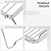Tressify Portable Campfire Grill, Stainless Steel Folding Grate, BBQ Rack for Outdoor Cooking, Stable Slanted Legs, Ideal for Camping Hiking Picnics