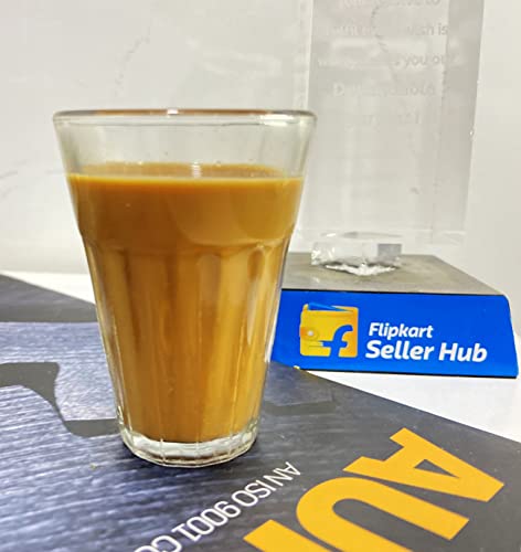 Zegel® -Chai Glass Tea Glasses Set of 6 120 Ml | Antique Tea Cups Set of 6 Chai Glass Cup Set of 6 Cutting |Chai Glasses Tea Set Coffee Cup | Clear, 120ml | Desi Chai Glass... - Image 4