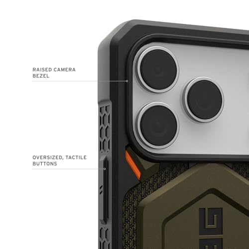 Image of Urban Armor Gear UAG Pathfinder Magnetic Compatible, Rugged Shockproof Anti-Slip Military Grade Protective Case /Cover Designed for iPhone 17 Pro (2025) - Cloud Blue