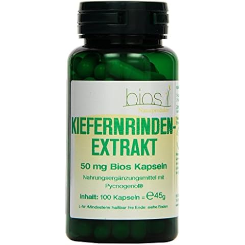 Bios Kiefernrindenextrakt 50 mg, 100 Kapseln, 1er Pack (1 x 45 g) Cover
