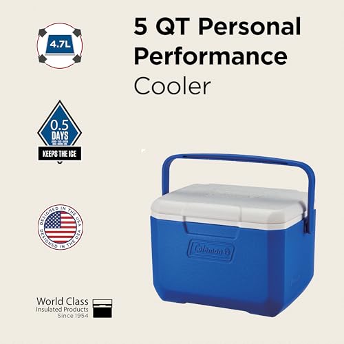 Foto von Coleman Kühlbox Fliplid 5, blau/weiß, 3000001275