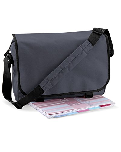 Sac à bandoulière Bagbase graphite taille unique sacoche urbaine grise