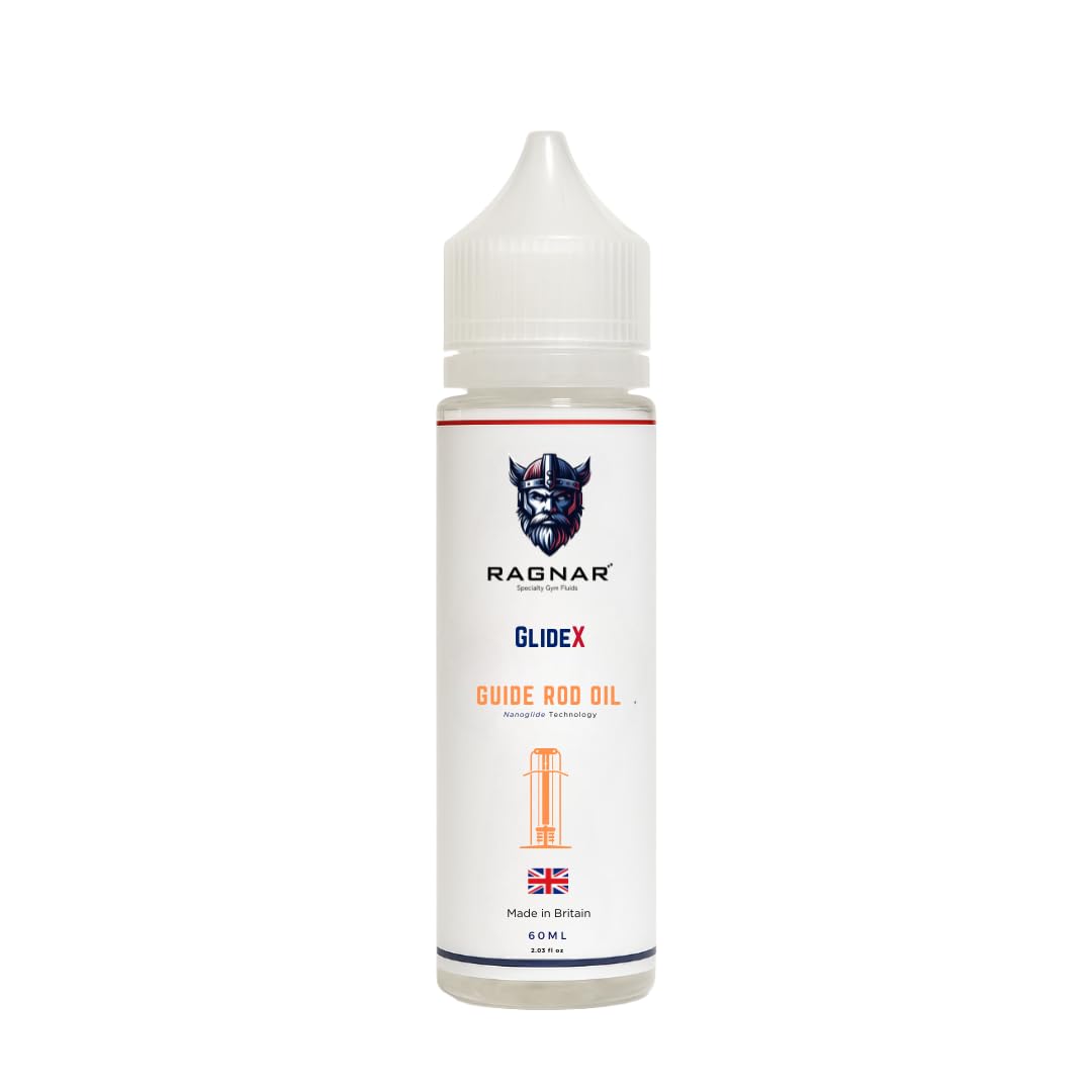 Ragnar Glidex Guide Rod Oil, 60ml - Nanoglide Technology for Gym Equipment Made in UK