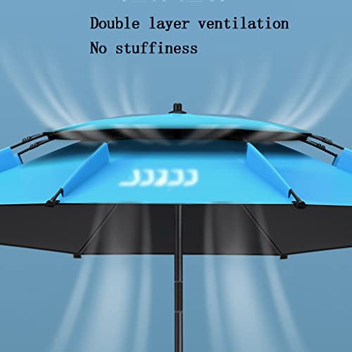 Pythic Beach Umbrella Outdoor Sunshade Umbrella 360° Adjustment Foldable For Beach And Sports Events And Outdoor Activity (Size : 2.6M/8.5Ft) #TOP2